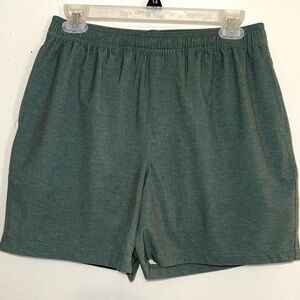 Chubbies Knit Lined Shorts 5.5” Inseam Gym Green Stretch Size Medium